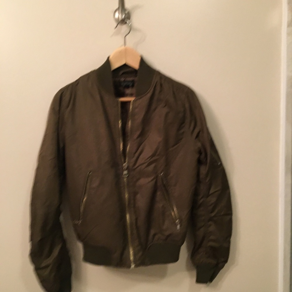 Green Bomber Jacket